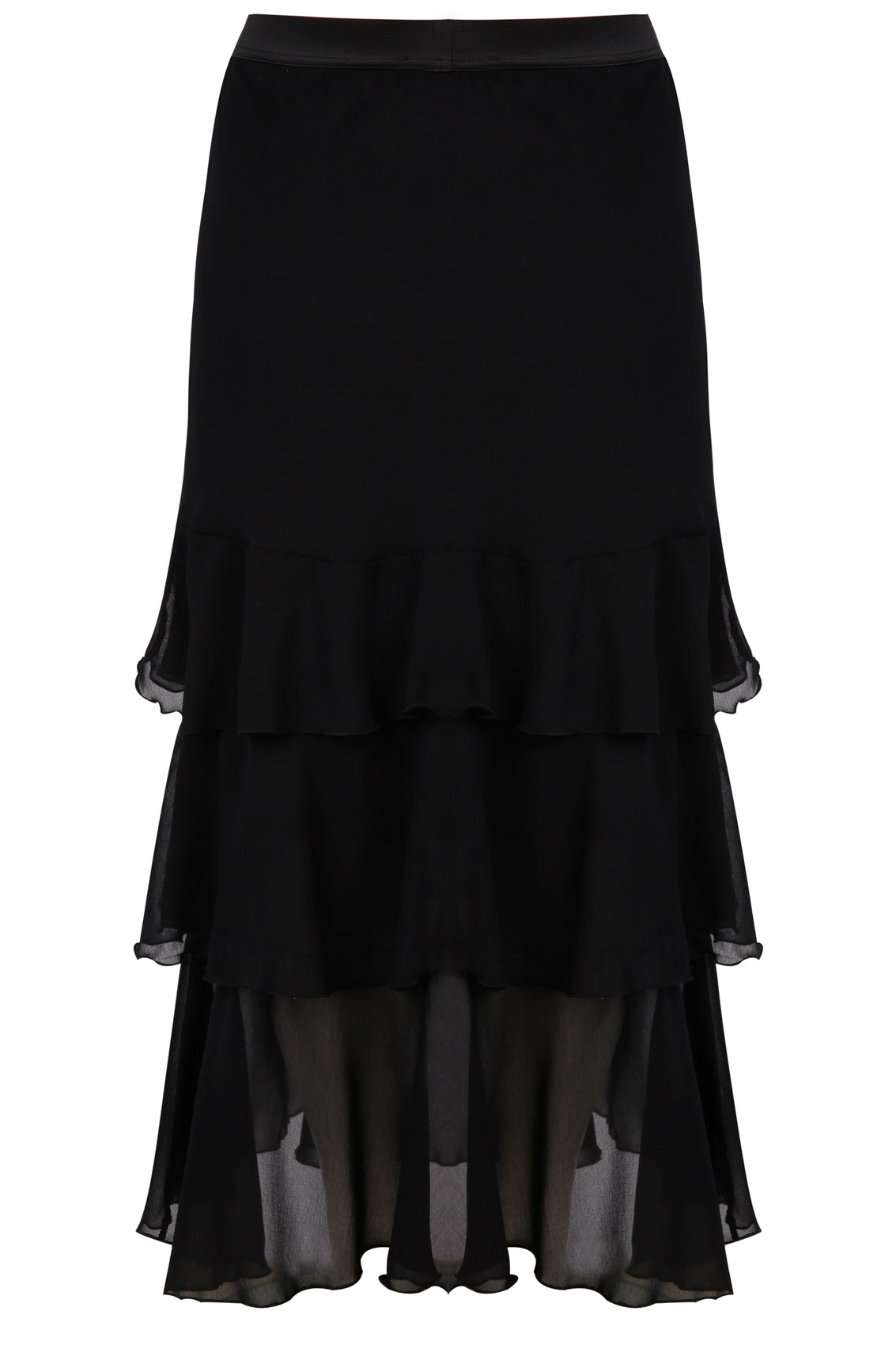 SCARLETT & JO Black Maxi Rara Skirt