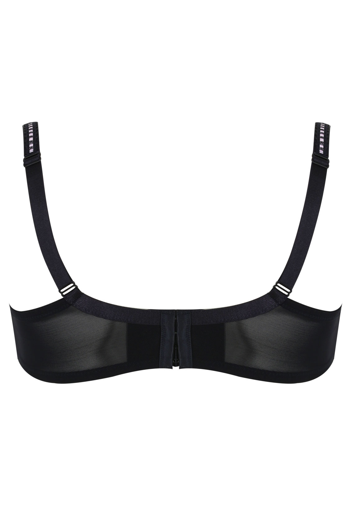 Black  Pink Underwired Soft Padded Bra-5080