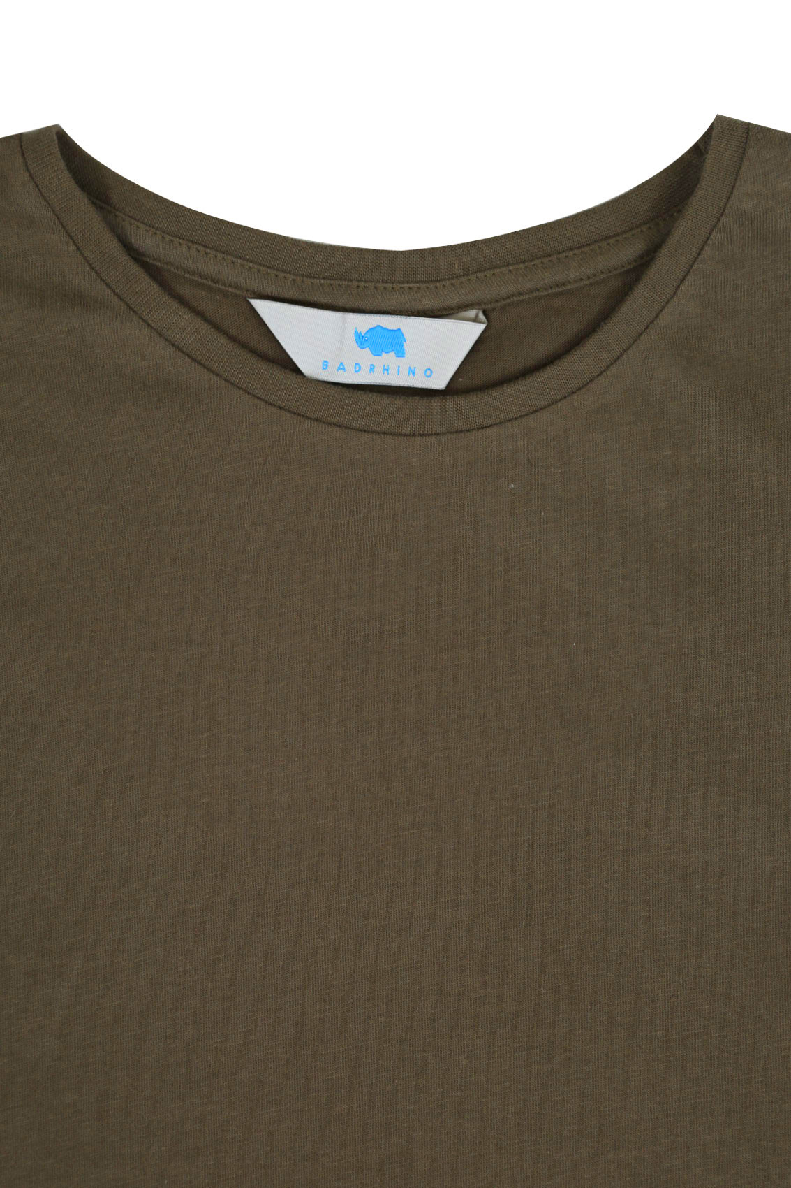 BadRhino Khaki Basic Plain Crew Neck T-Shirt - TALL Extra large sizes M ...