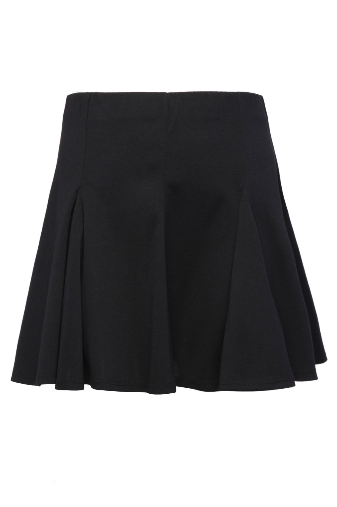 Black Godet Skater Skirt plus size 16,18,20,22,24,26,28