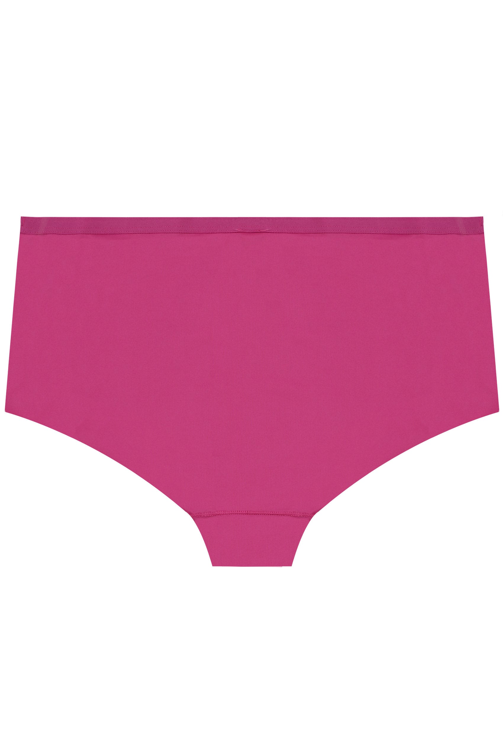 3 PACK Black, Pink & Purple No VPL Shorts With Lace Trim, Plus size 16 ...