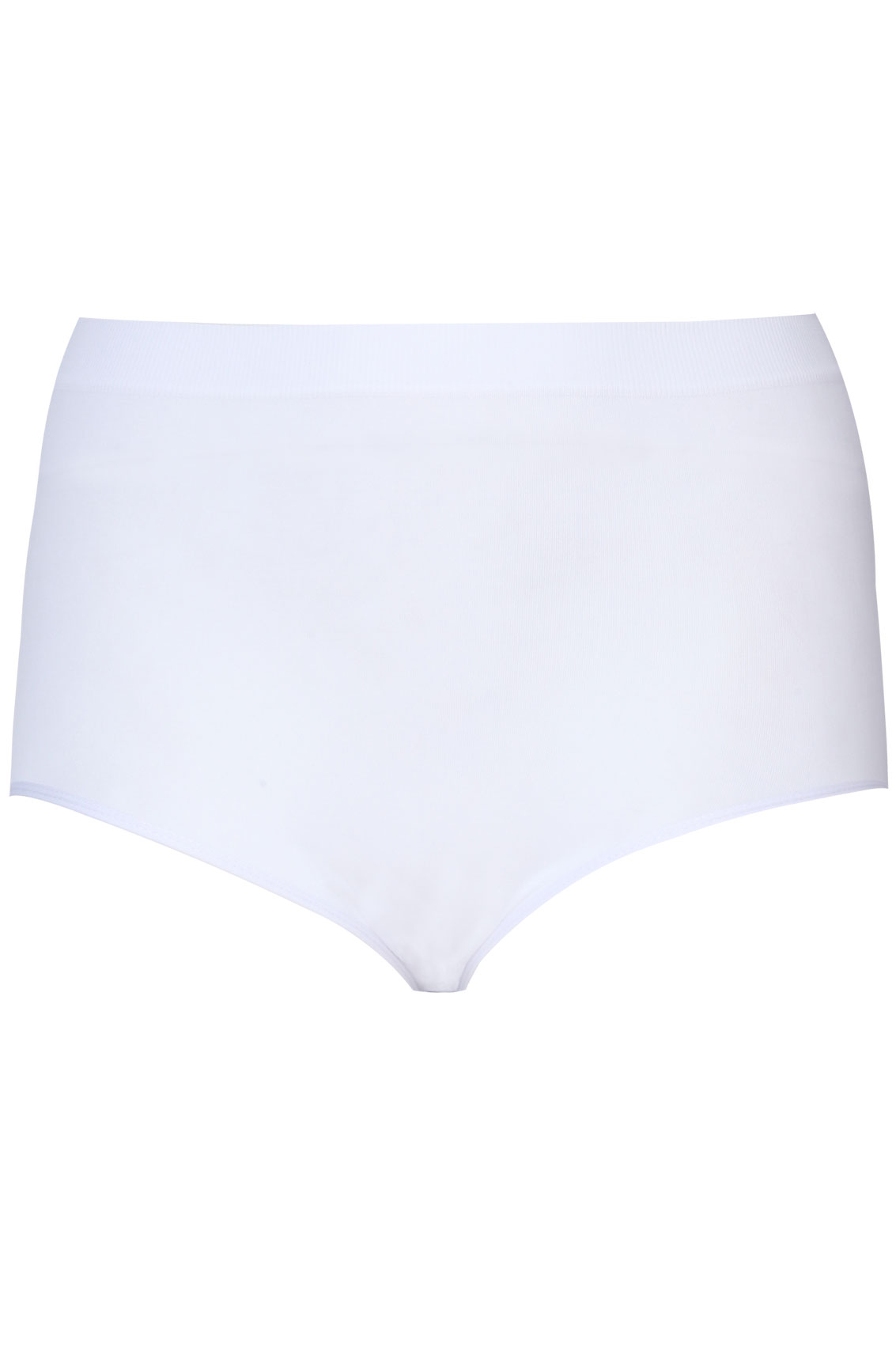 White seamless light control brief