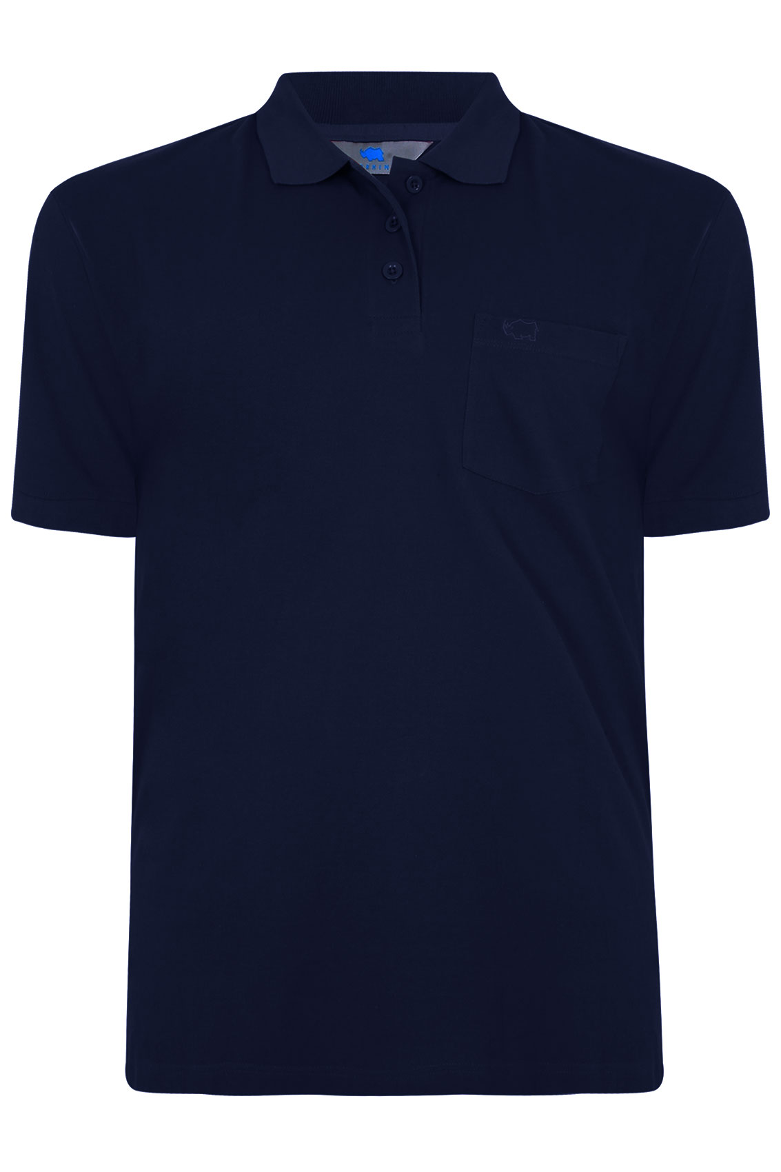 Download BadRhino Navy Plain Polo Shirt Extra large sizes M,L,XL ...