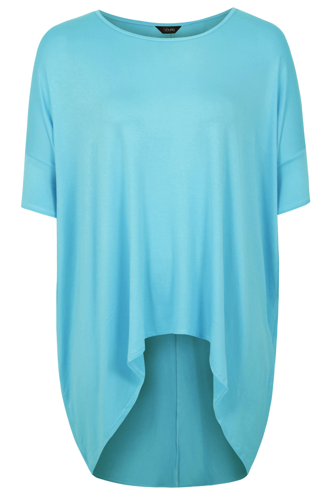 plus size aqua shirt