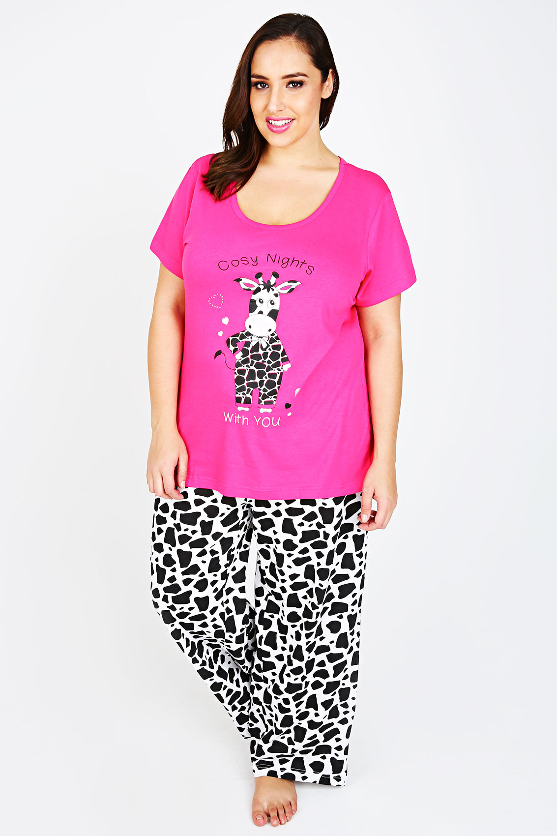 pink cow print pants