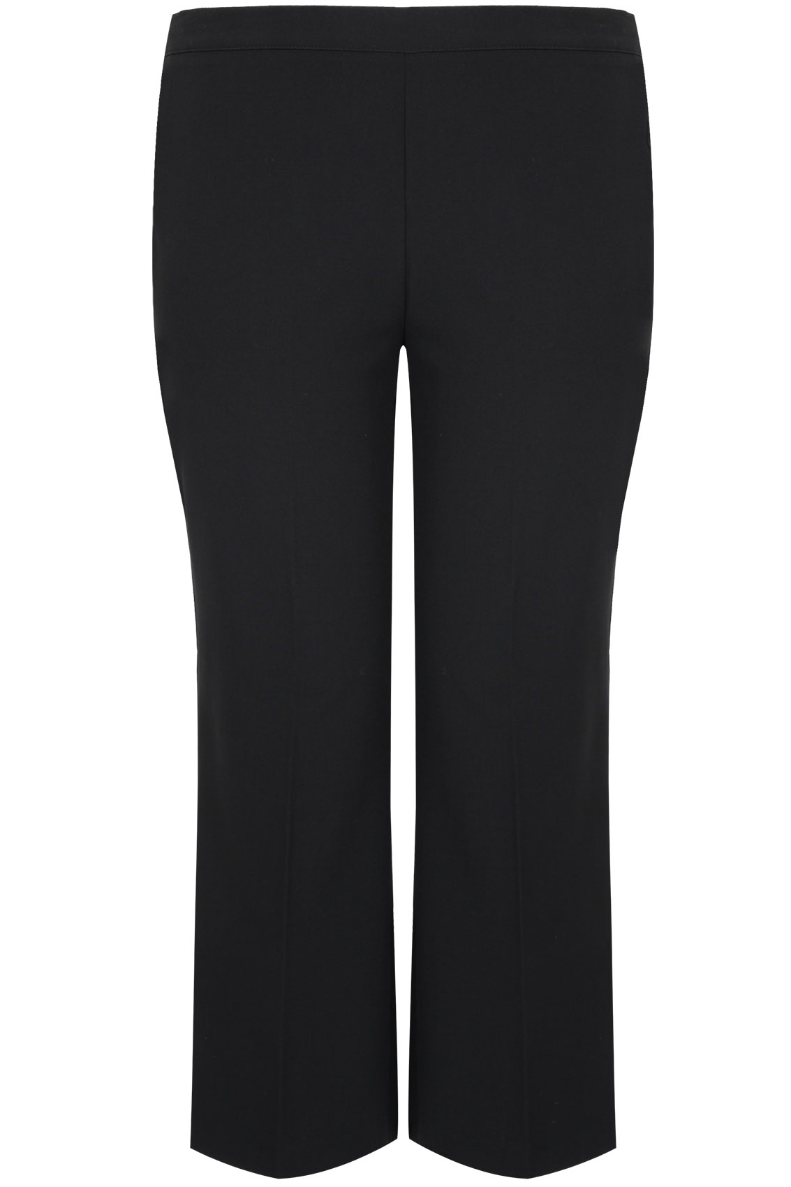 pantalon coupe droite noir classique avec ceinture  u00c9lastique