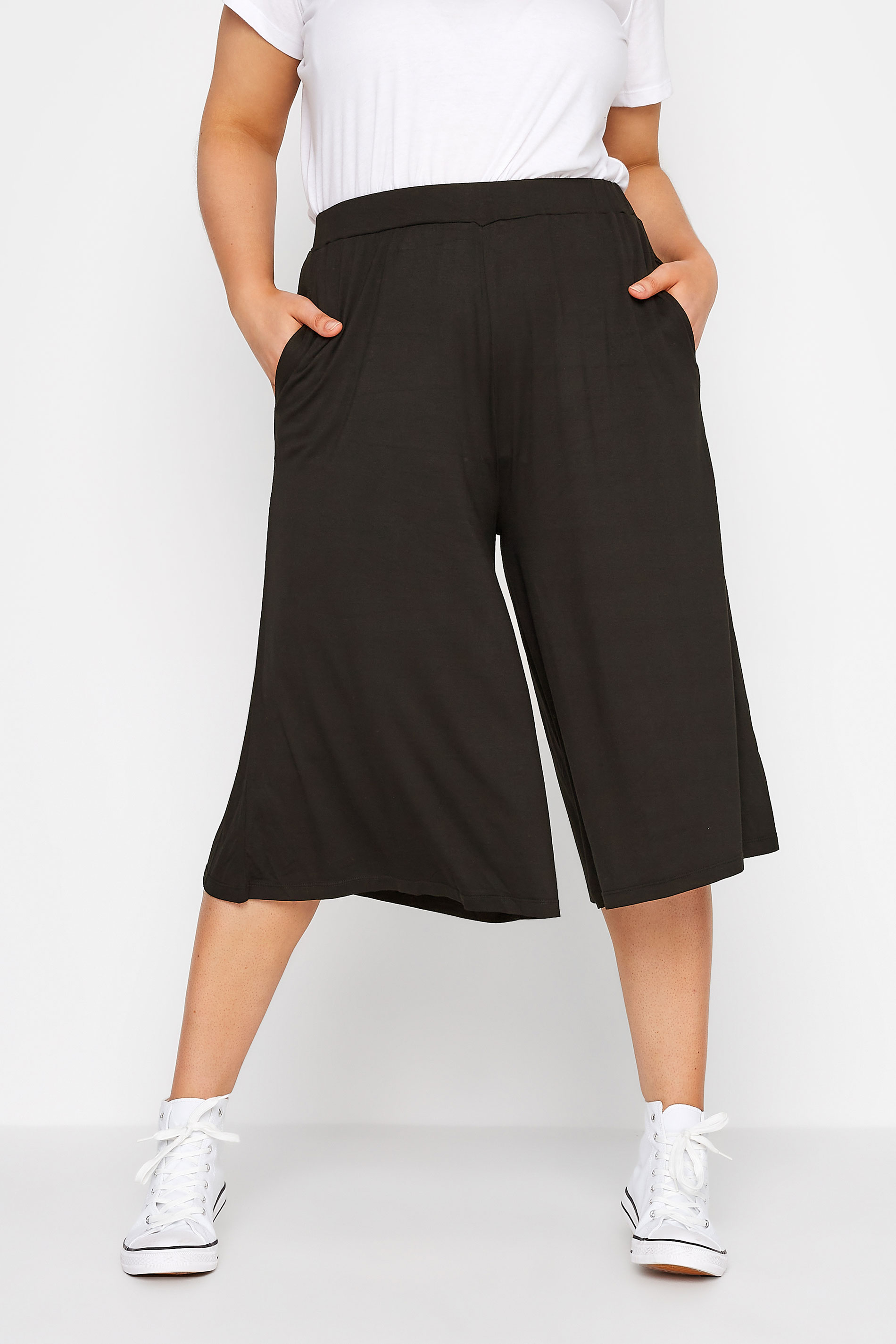 Culottes Negros, Mujer Curvy Y Tallas Grandes, Yours