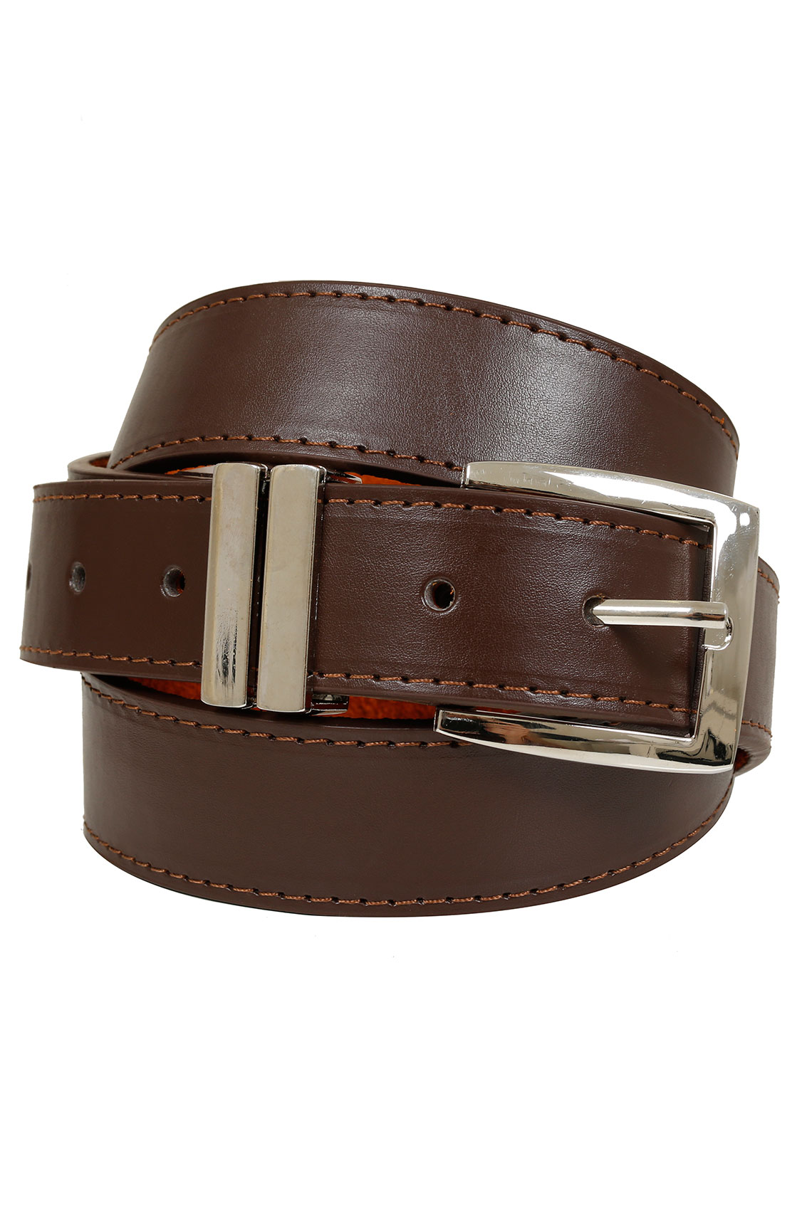 BadRhino Plain Brown Bonded Leather Belt