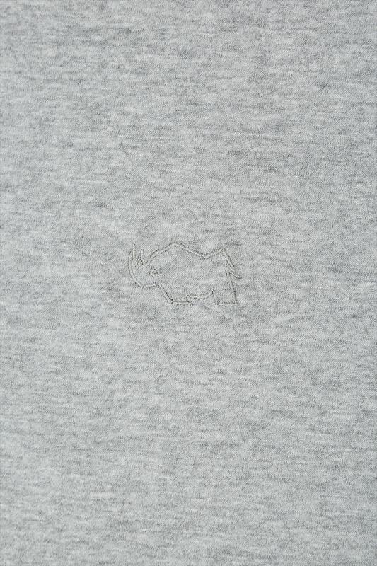 BadRhino Light Grey Marl Basic Plain Crew Neck T-Shirt - TALL Extra ...