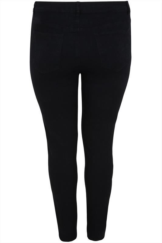 Black Skinny Ava Jeans Plus Size 16 To 32