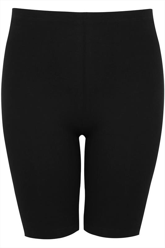 legging shorts black