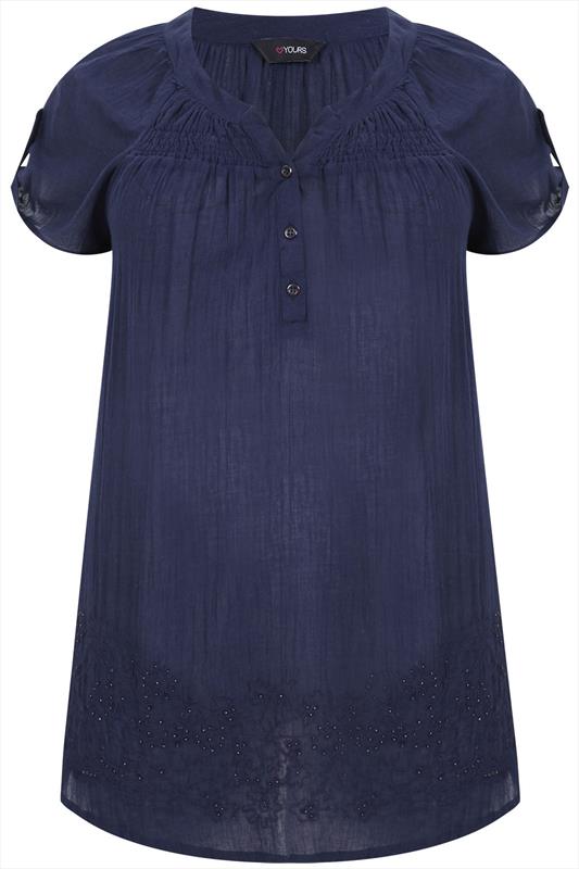 navy blue gypsy top