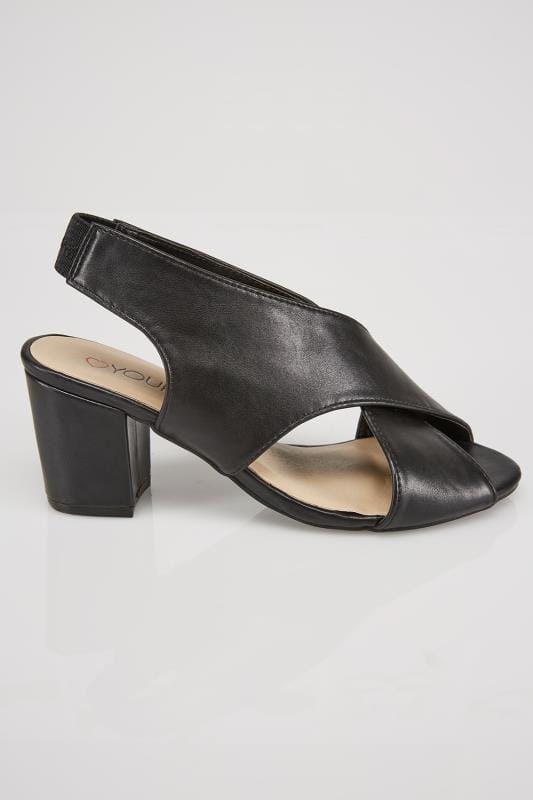 black block heels size 5