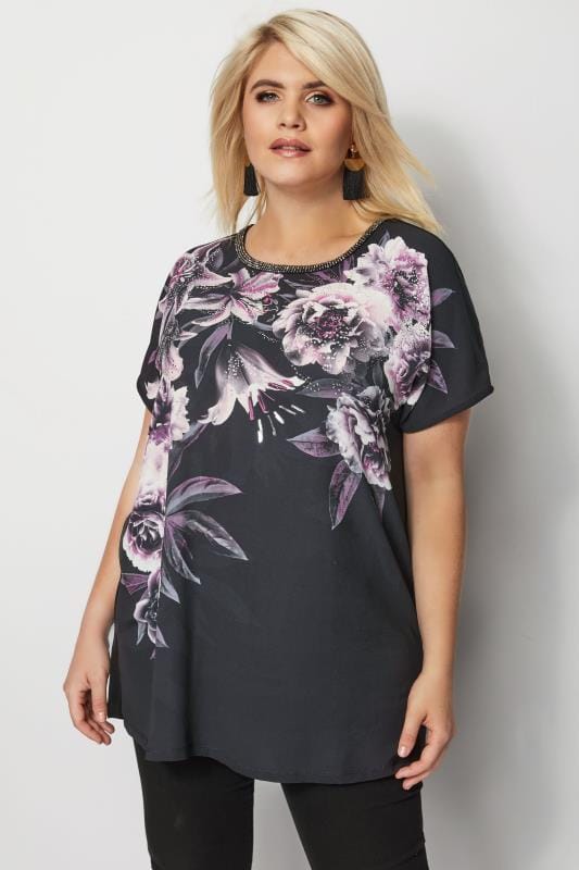Plus Size Formal Jersey Tops | Yours Clothing