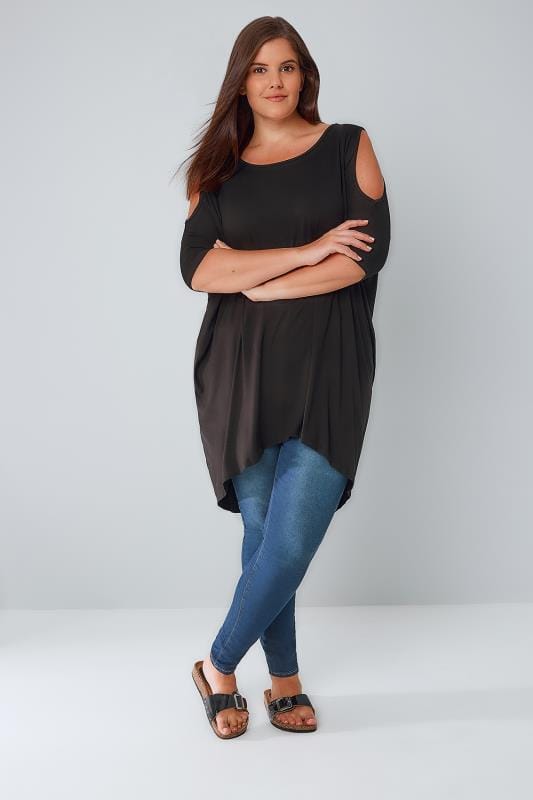 dipped hem top plus size