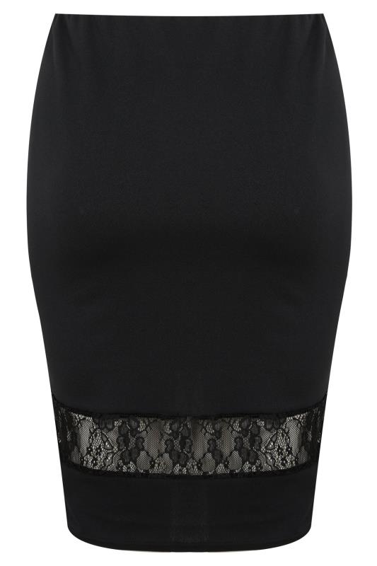 Black lace panel cut out body with light quad cities