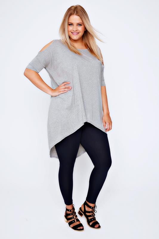 dipped hem top plus size