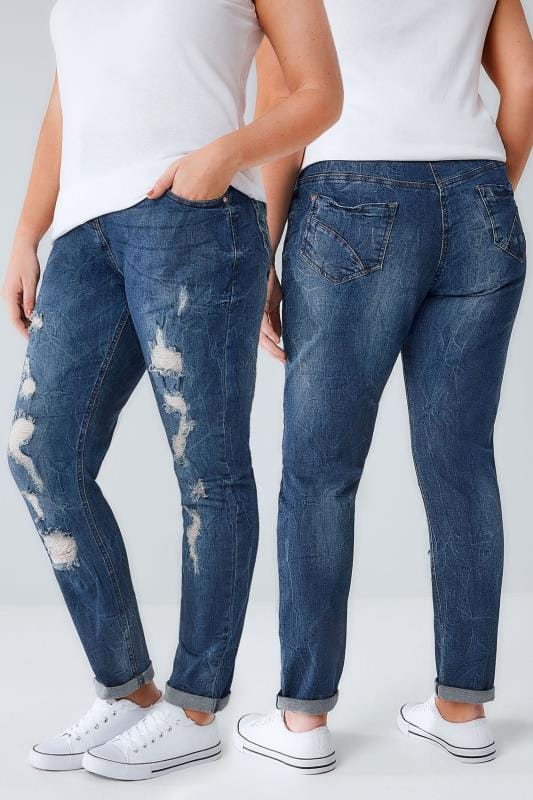 ripped jeans distressed