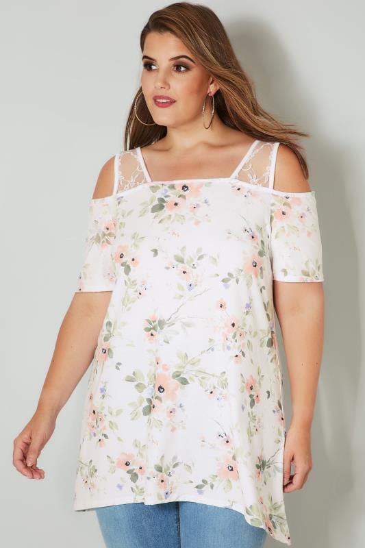 Plus Size Off The Shoulder Tops | Cold Shoulder Tops | Yours Clothing