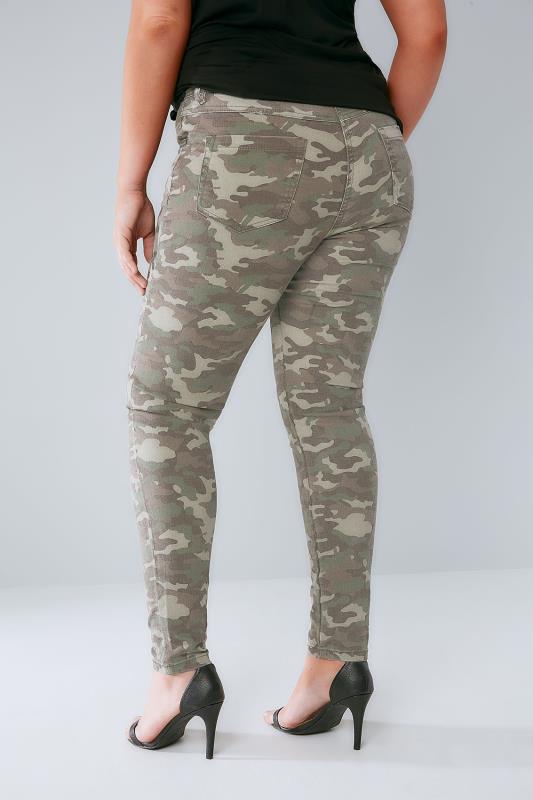 khaki camo trousers womens