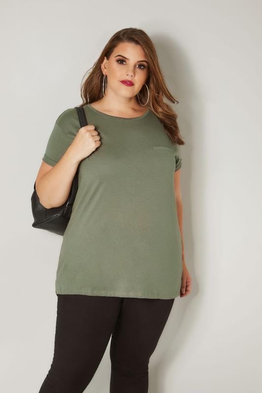 Plus Size Basic T-Shirts & Vests | Yours Clothing