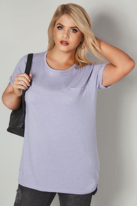 women's lilac t shirt