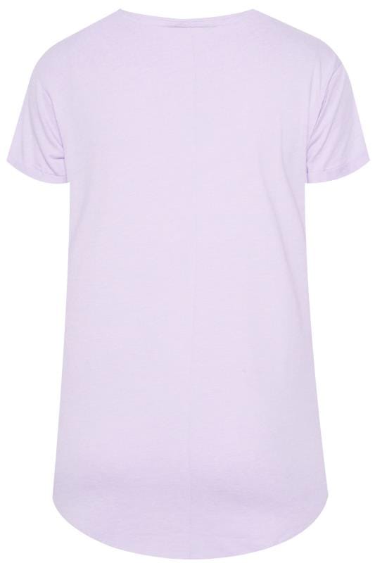 Download Lilac Mock Pocket T-Shirt | Sizes 16-36 | Yours Clothing