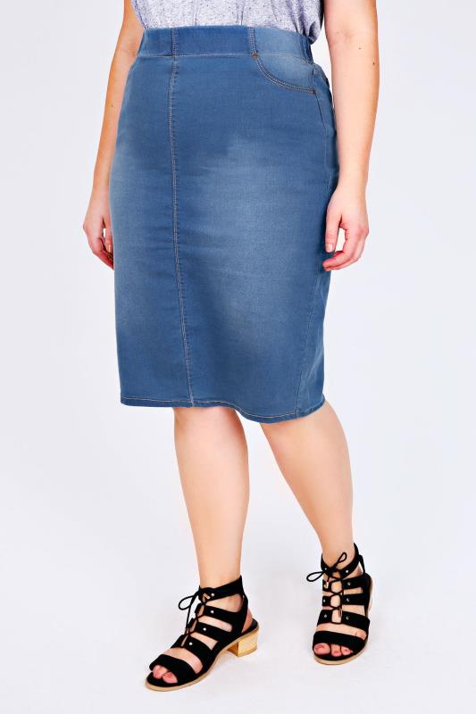 mid blue denim