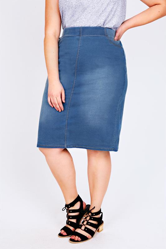 mid blue denim