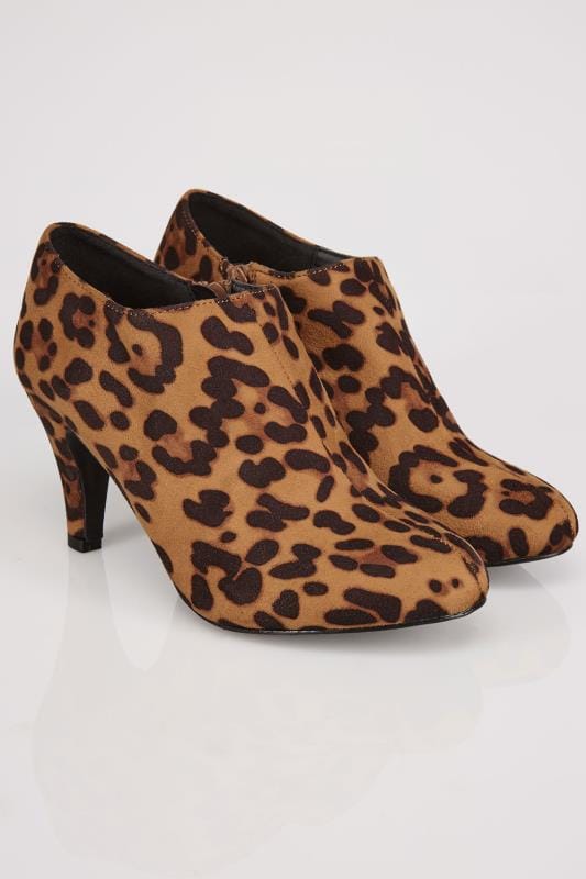 long animal print boots