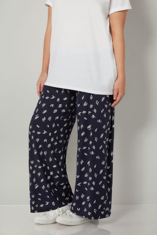 jersey palazzo trousers