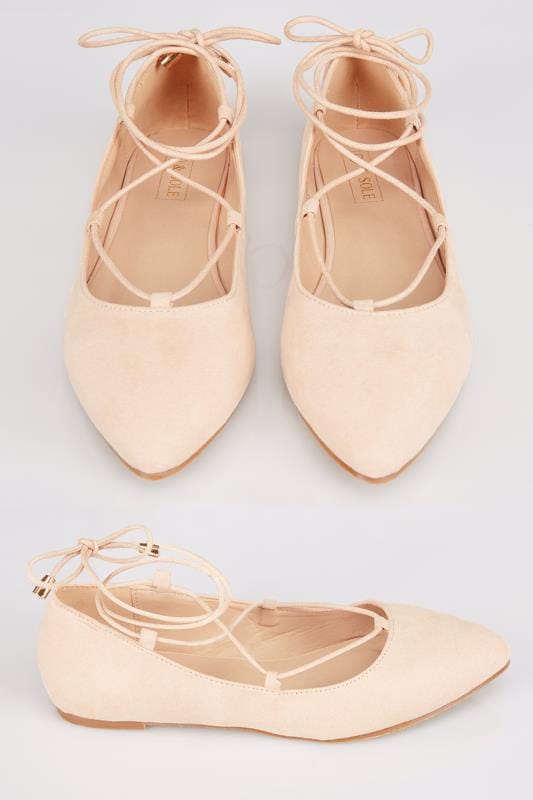 ballet pumps lace up