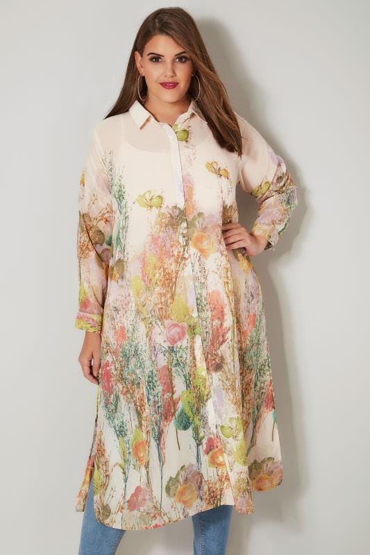 plus size maxi shirt
