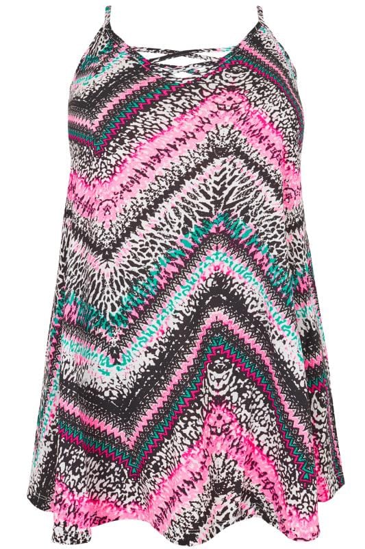 ladies printed vest tops uk