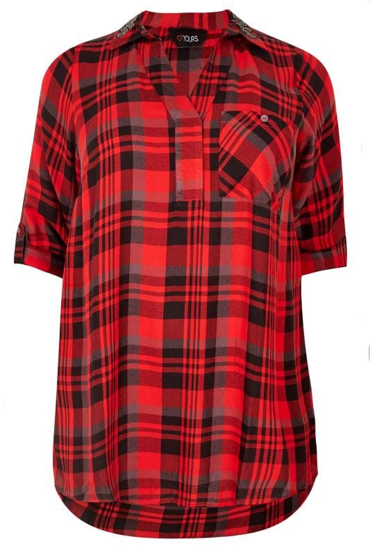 red check shirt ladies