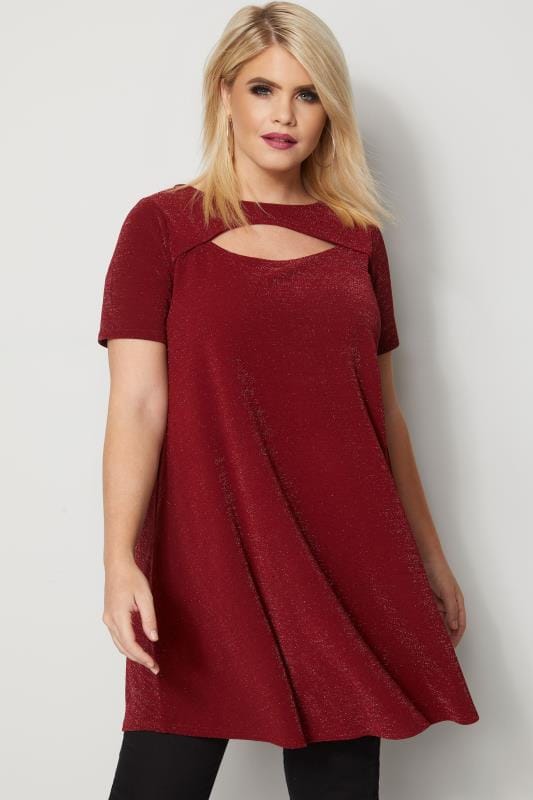 cut out tops plus size