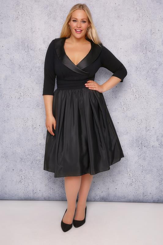 tuxedo evening gown