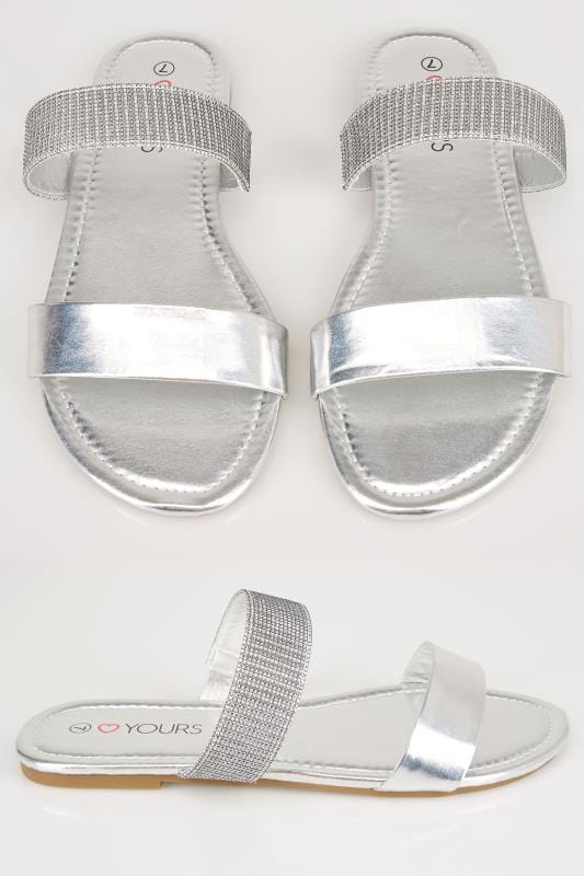 eee silver sandals