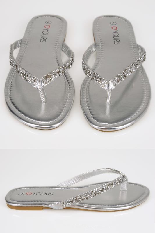 eee silver sandals