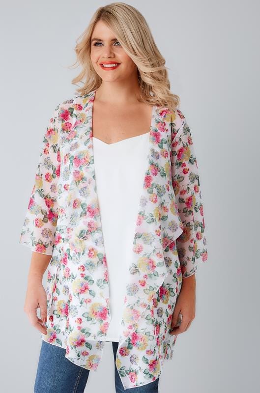 Plus Size Kimonos & Waistcoats | Yours Clothing