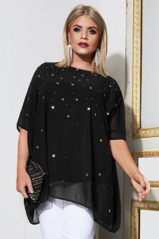 women's plus size cocktail tops