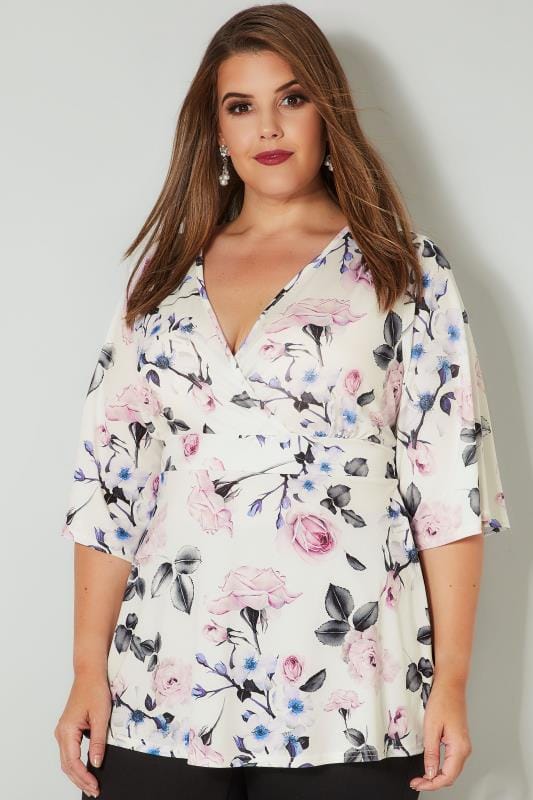 Plus Size Formal Jersey Tops | Yours Clothing