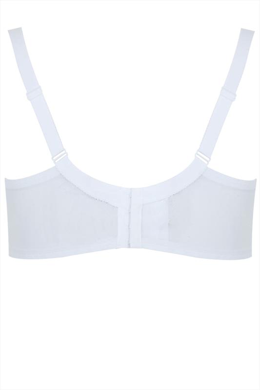 White Classic Smooth Non-Padded Underwired Bra Plus size 42C,42D,42DD ...