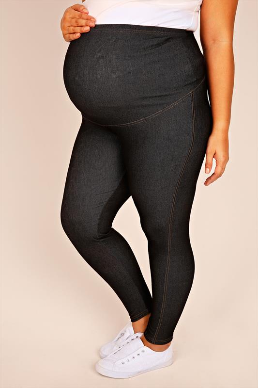 maternity joggers over bump