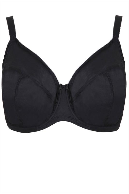 Black Classic Smooth Non-Padded Underwired Bra