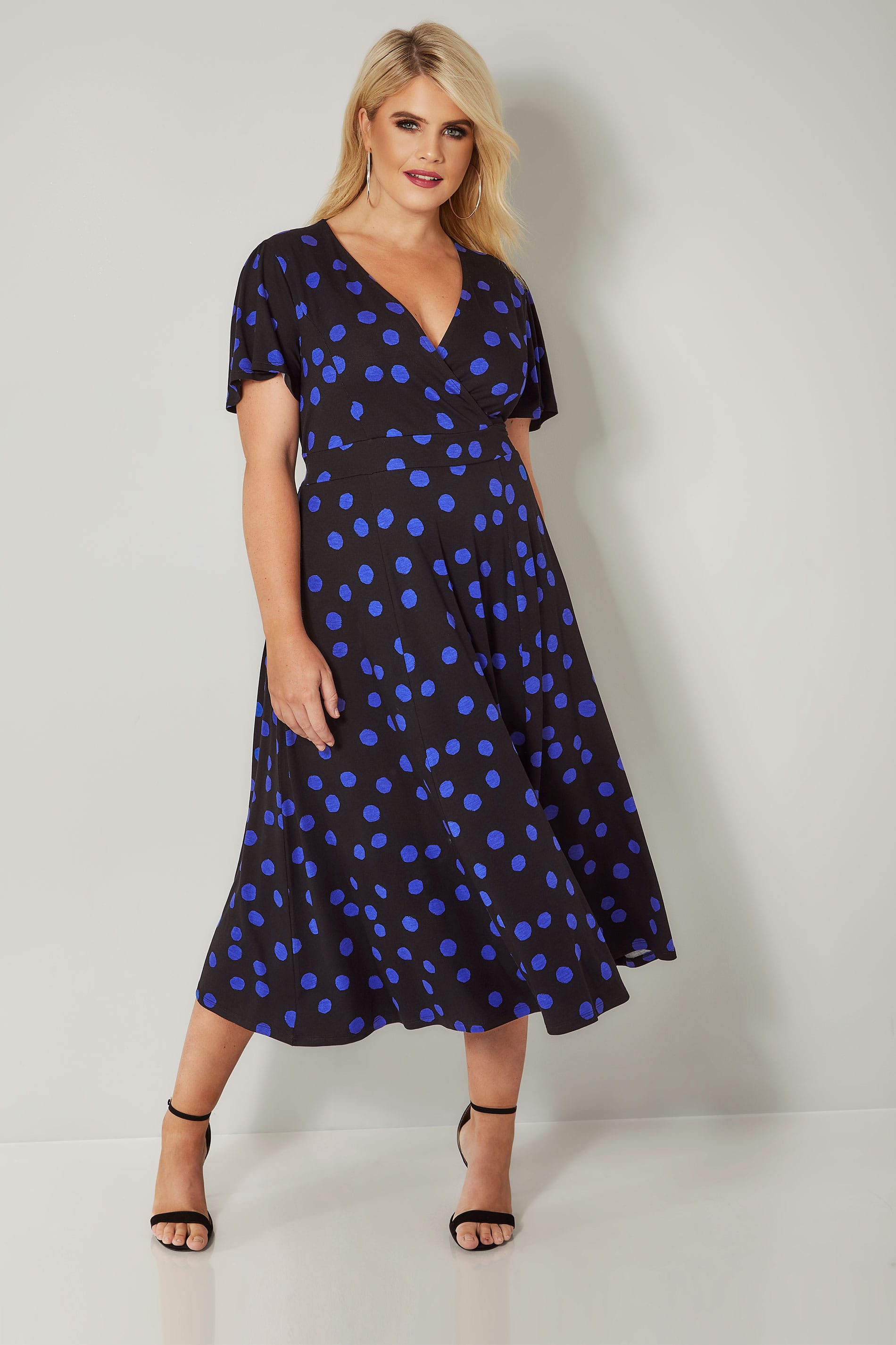 Plus wrap dress