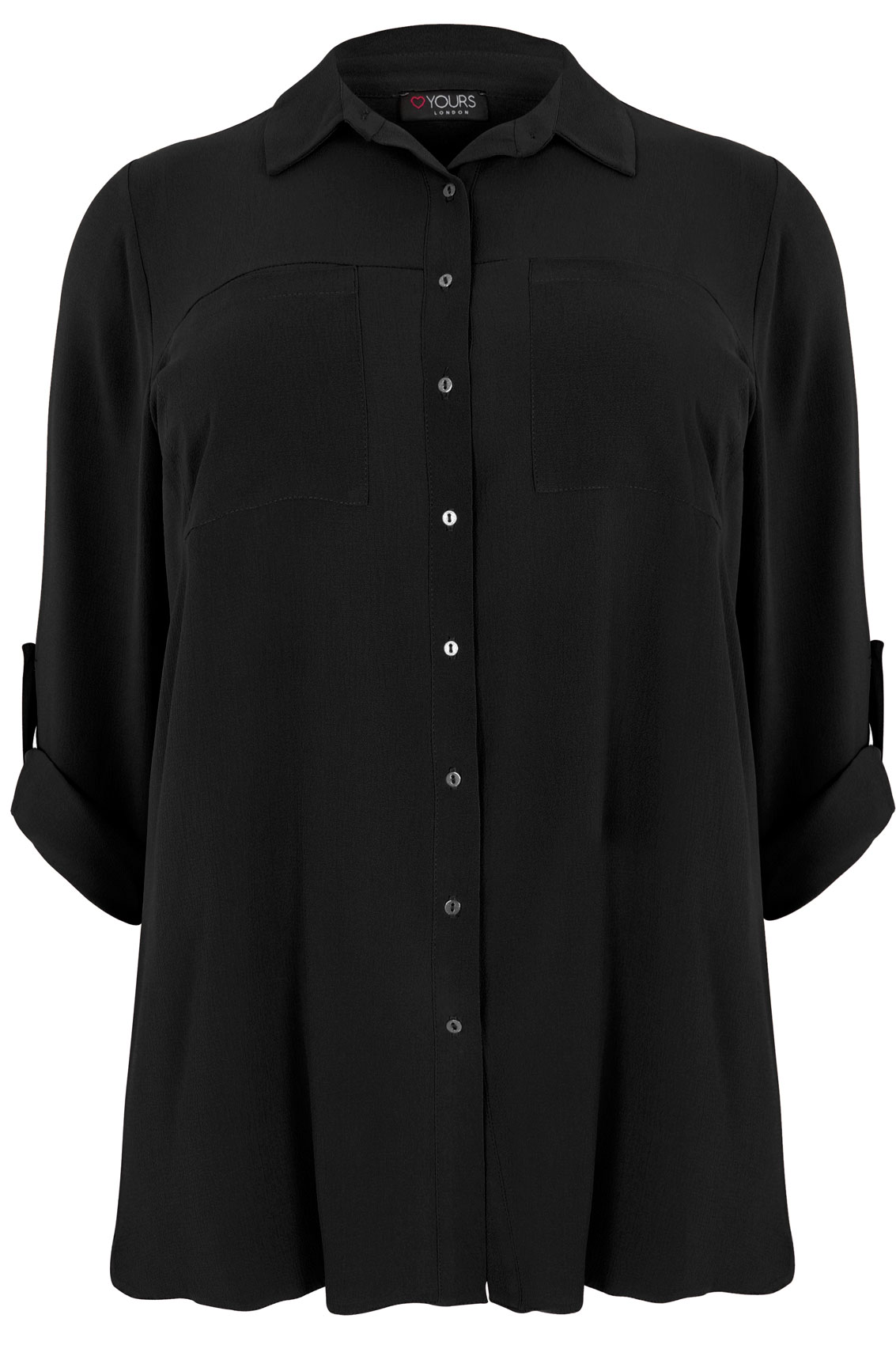 black button up shirts womens