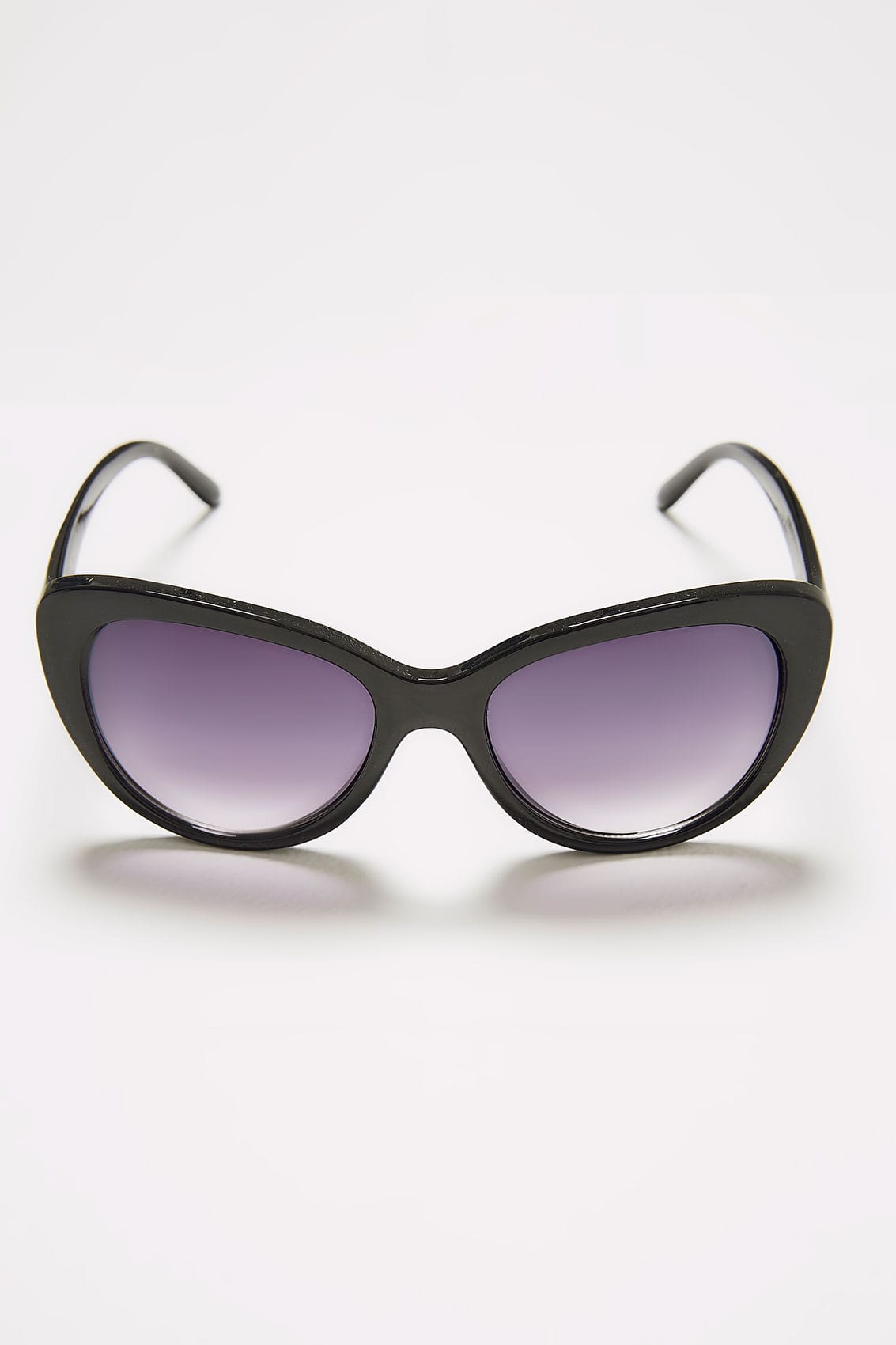 Black Cat Eye Sunglasses With UV Protection