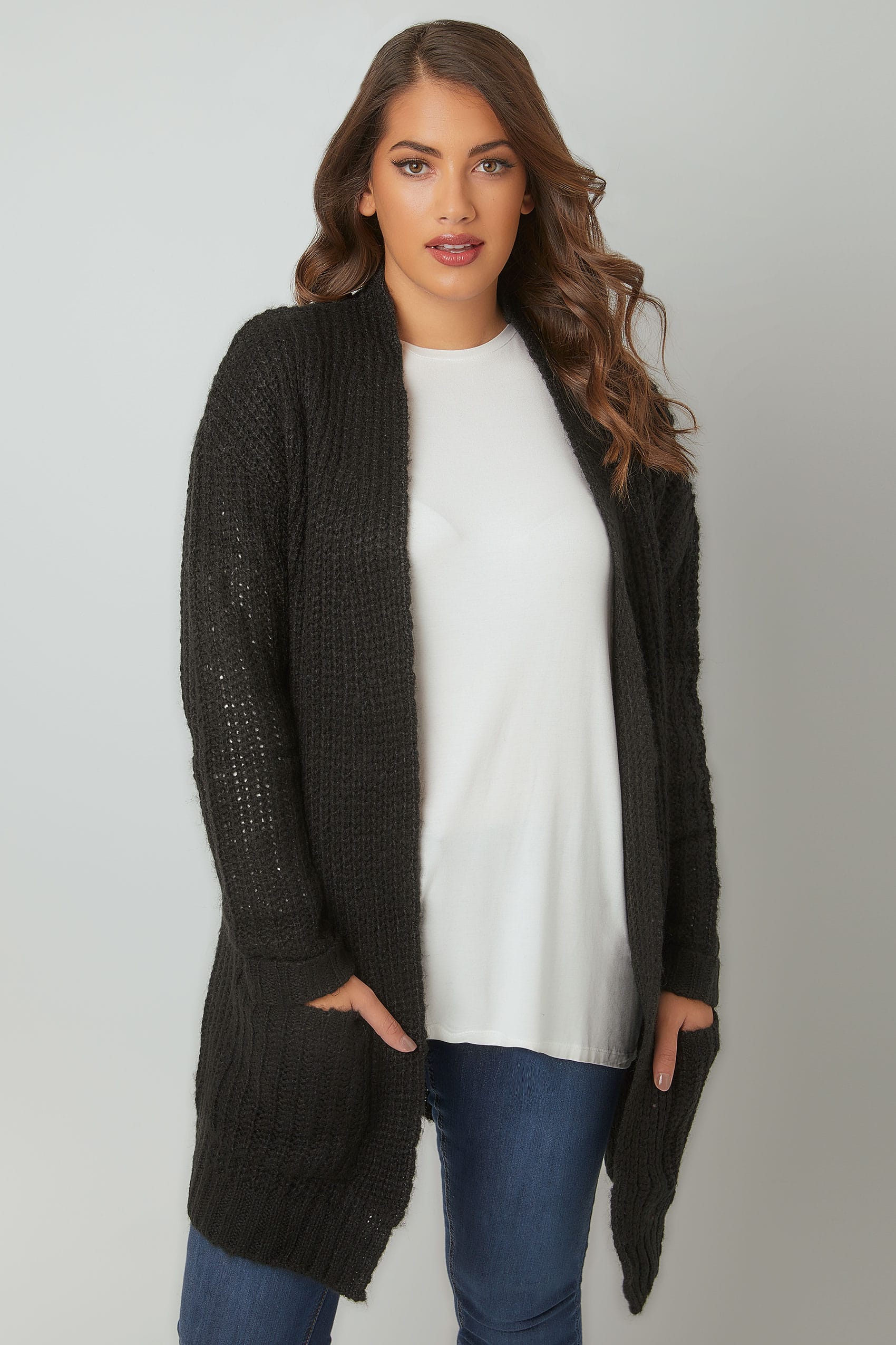 chunky knit cardigan for women