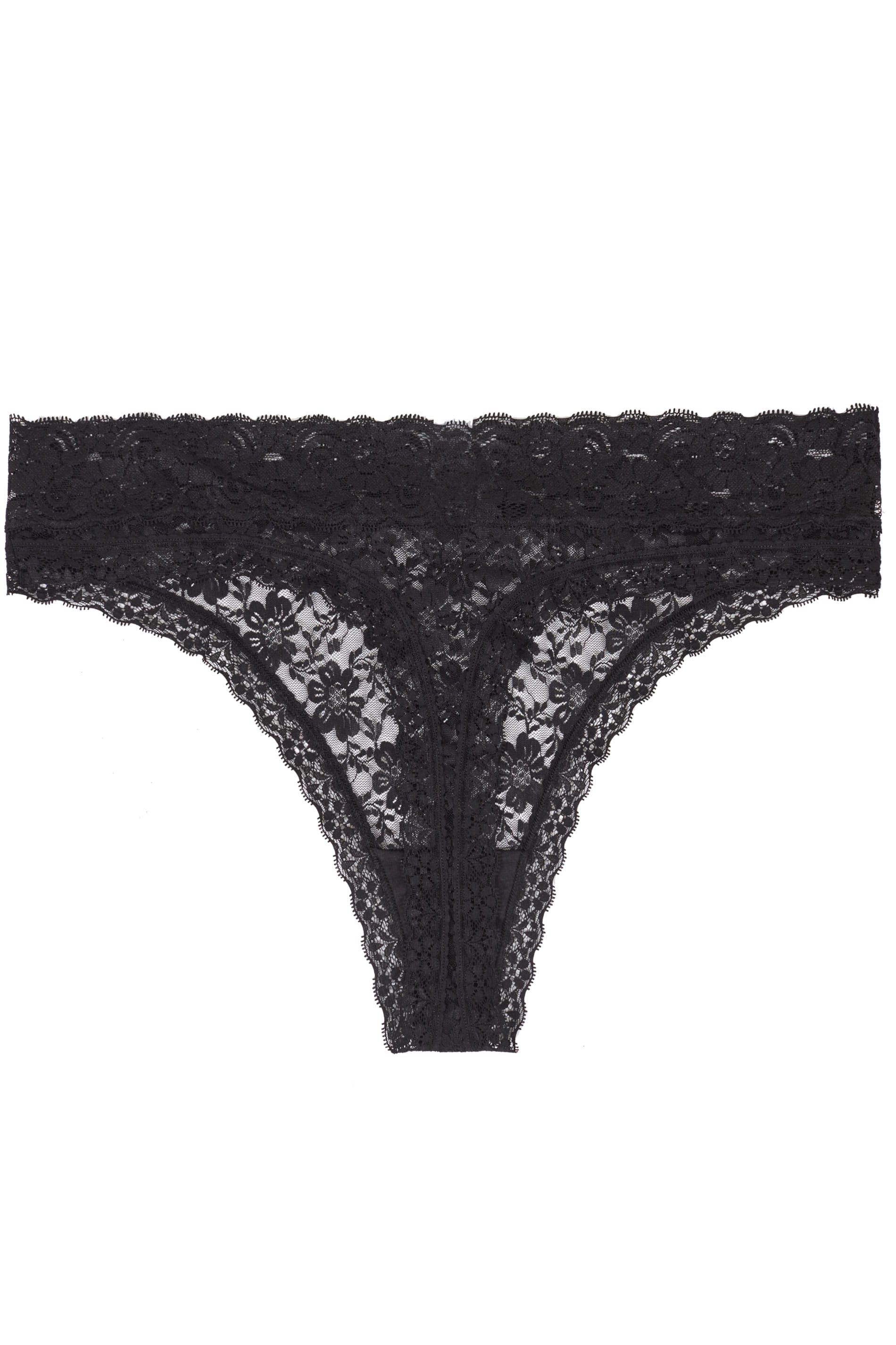 Plus Size Black Lace Thong Sizes 16 To 32 Yours Clothing